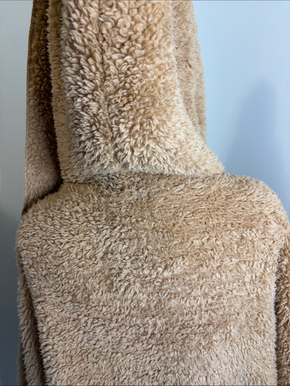 NORDIC BEACH Original Sherpa Wrap Jacket Camel ONE SIZE - Picture 12 of 15